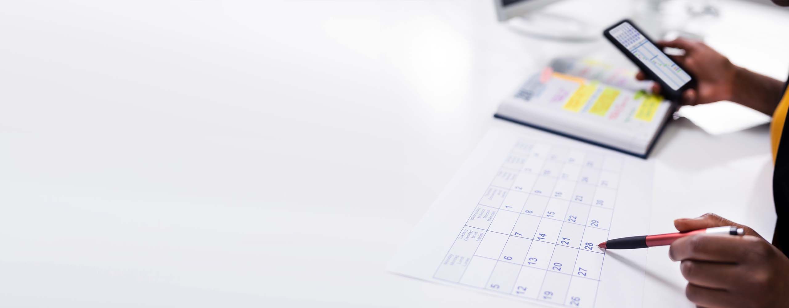 Financial calendar