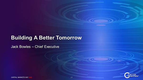 Building a better tomorrow