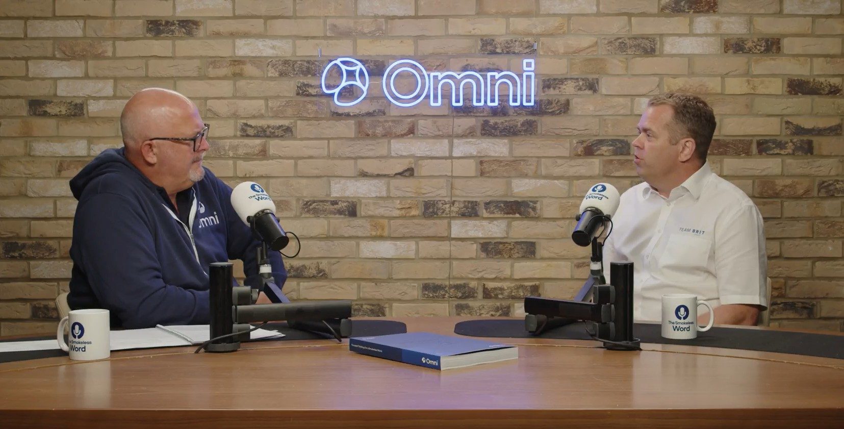 Kingsley Wheaton and Mike Scudamore, Team Principal of Team BRIT