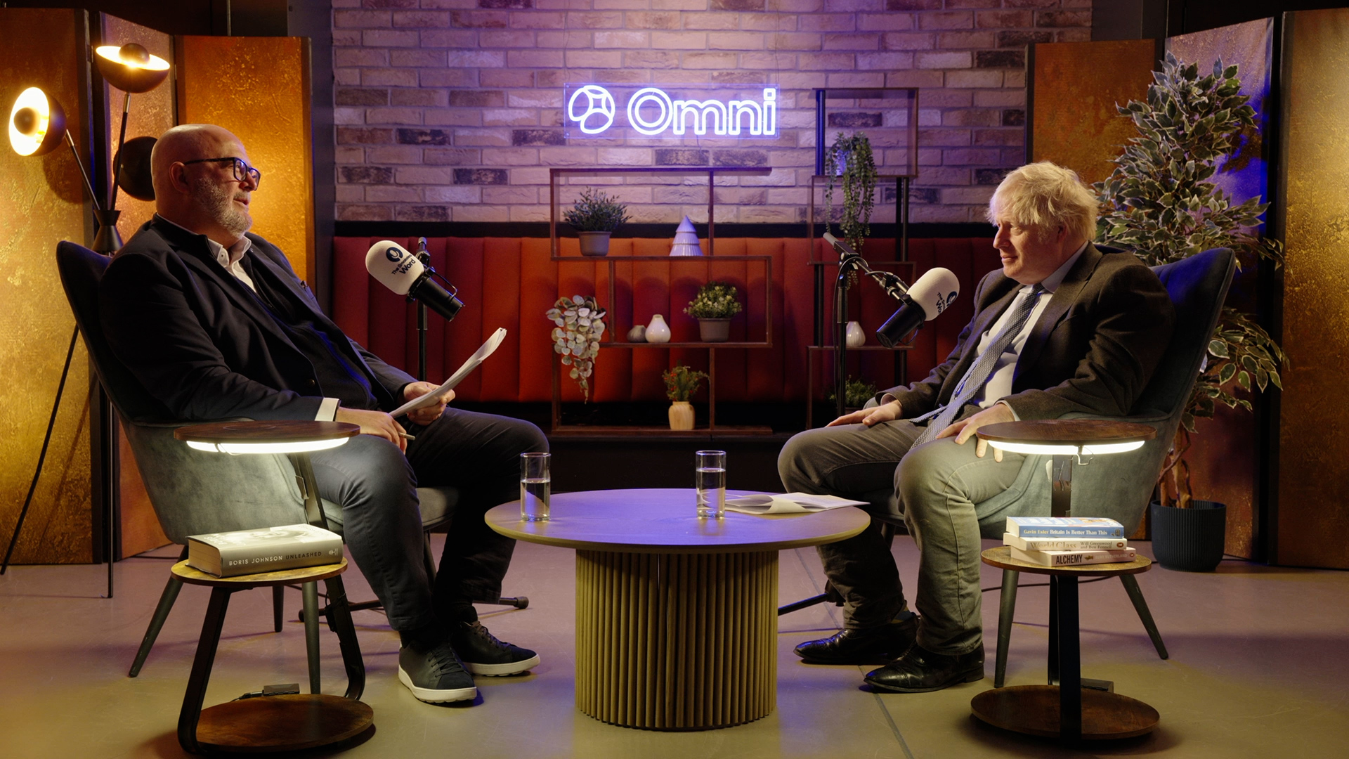 Kingsley Wheaton and Boris Johnson